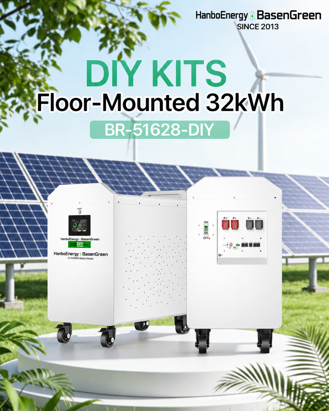 (Pre-Sale)32KWH Diy Kits +16pcs EVE MB56 628ah