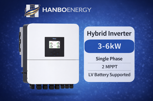 HanboEnergy EU Stock Hybrid Inverters 3–6kW | SG04LP1-EU-SM1/SM2 | Single-Phase Residential PV Systems