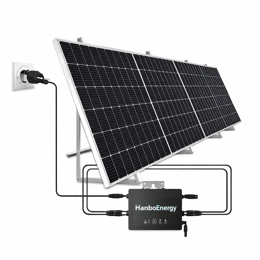 HanboEnergy 800W Balcony Solar System | Plug & Play Balkonkraftwerk | EU Stock | Fast Delivery